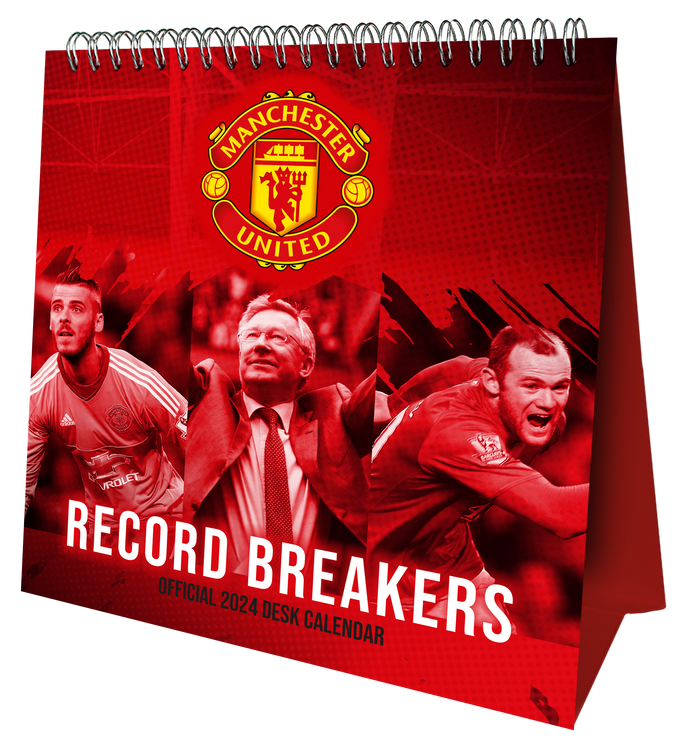 Manchester United 2024 Desk Calendar Weston Corporation