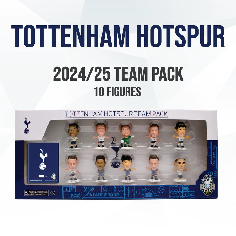 Soccerstarz - Tottenham Hotspur Team Pack 10 Figure 2024/25 Classic Home Kit