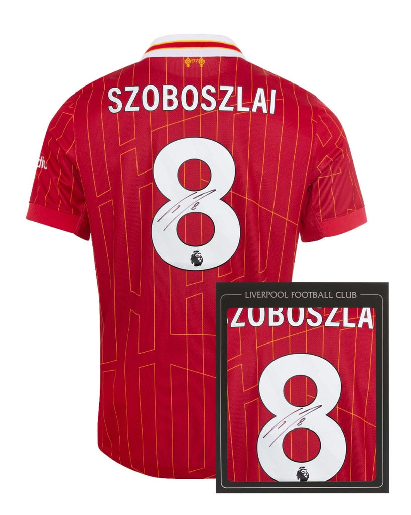 LFC Signed 24/25 Szoboszlai Boxed Shirt