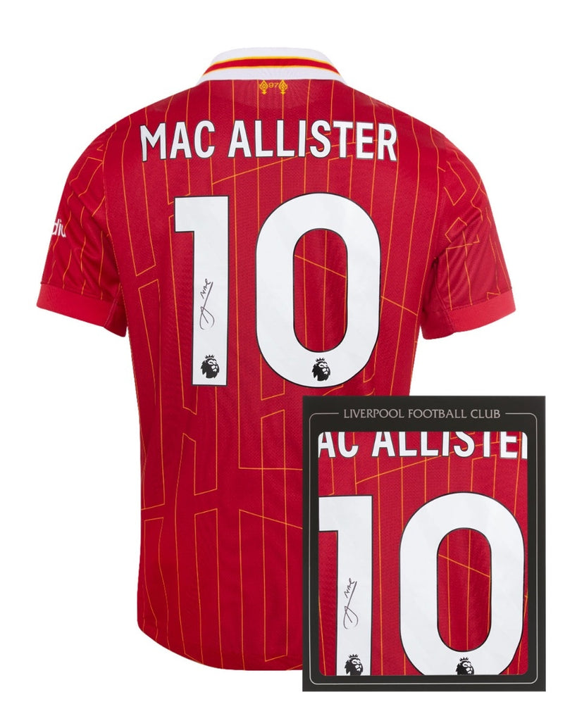 LFC Signed 24/25 Mac Allister Boxed Shirt