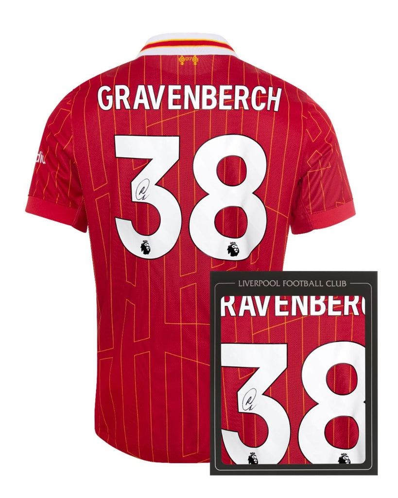 LFC Signed  24/25 Gravenberch Boxed Shirt