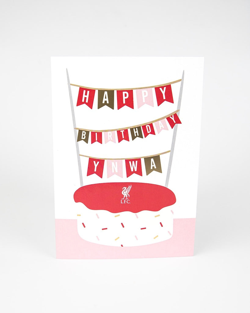 LFC Bunting Birthday Card