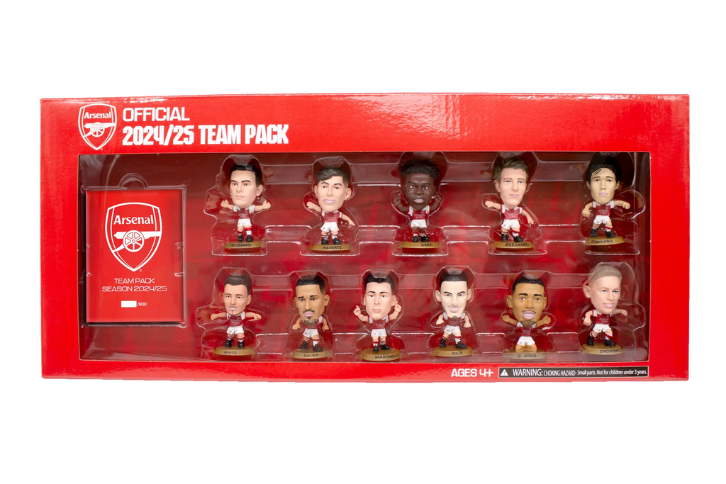 Soccerstarz - Arsenal Team Pack 11 Figure 2024/25 Classic Home Kit