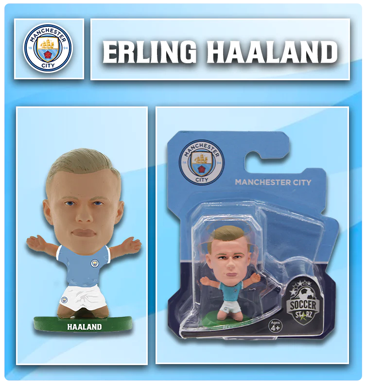 SoccerStarz - Man City Erling Haaland - Home Kit (Classic Kit)