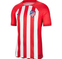 Atletico Madrid Adult 2023-24 Home Stadium Jersey Without Sponsor