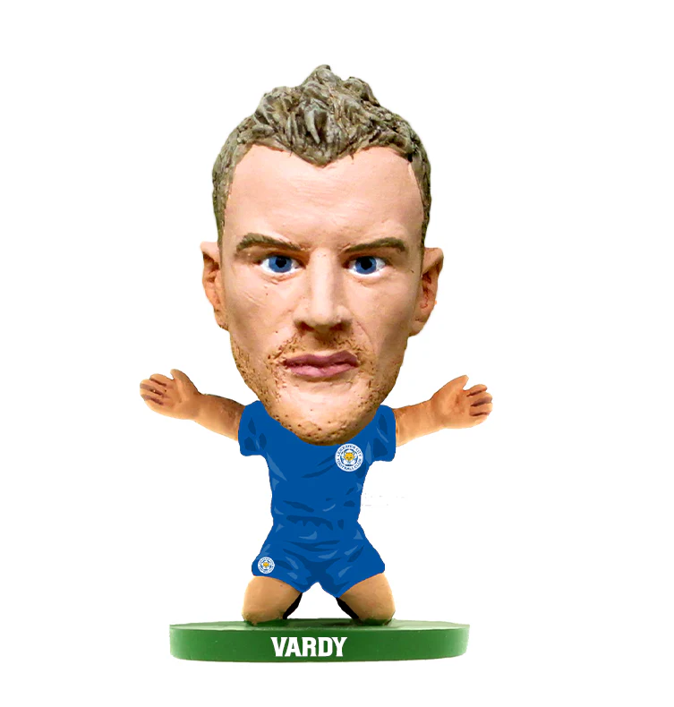 Soccerstarz - Leicester Jamie Vardy Home Classic Kit