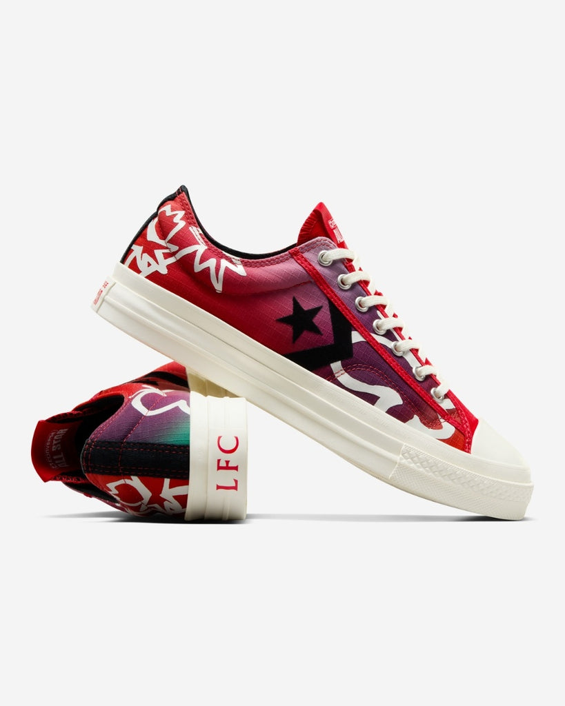 Red deals white converse