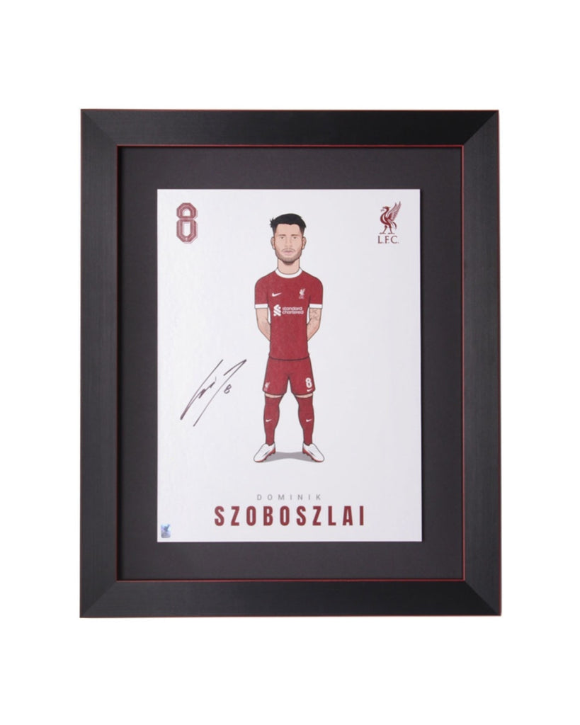 LFC Signed 23/24 Szoboszlai Print