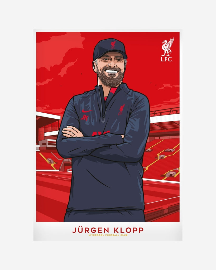 LFC Jürgen Klopp A2 Print