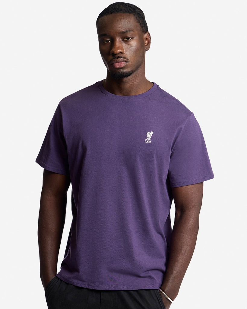 LFC Mens Liverbird Emblem Tee Purple