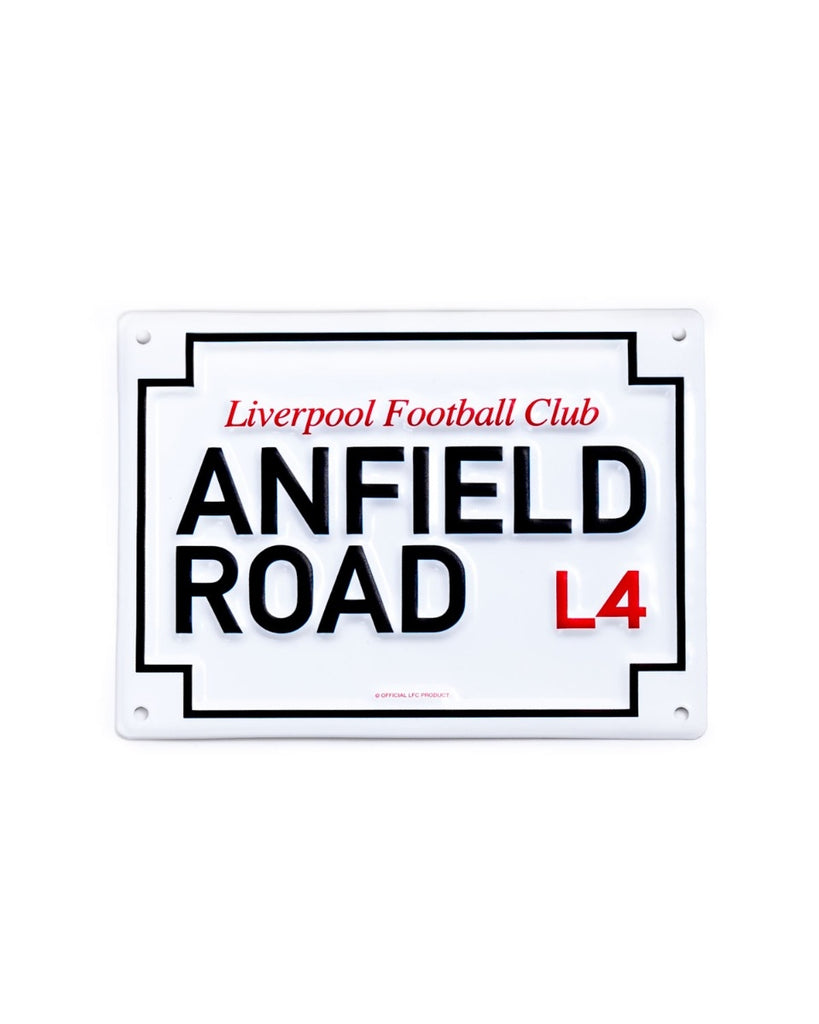 LFC Small Metal Anfield Road Sign