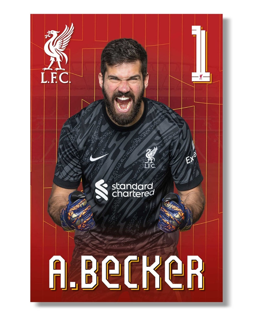 LFC 24/25 Alisson Becker Poster