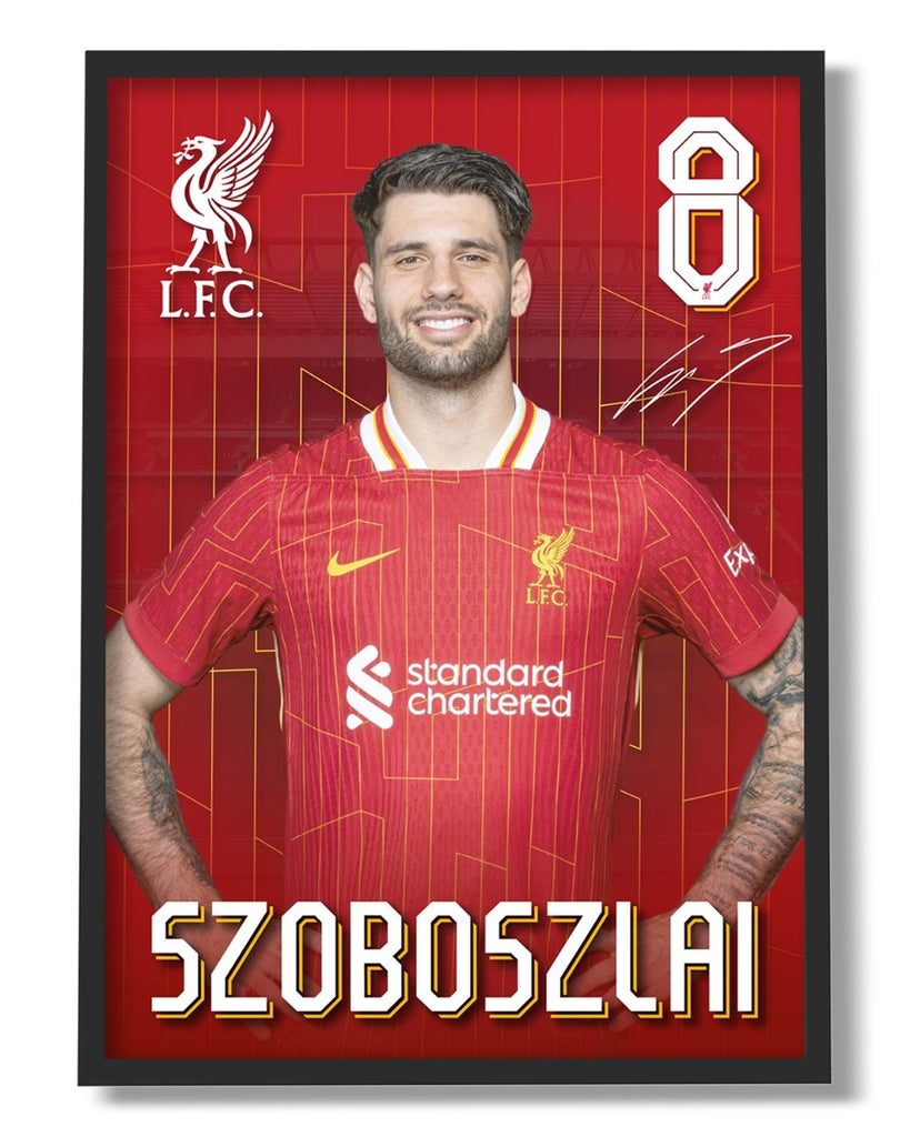 LFC 24/25 Szoboszlai A3 Framed Picture