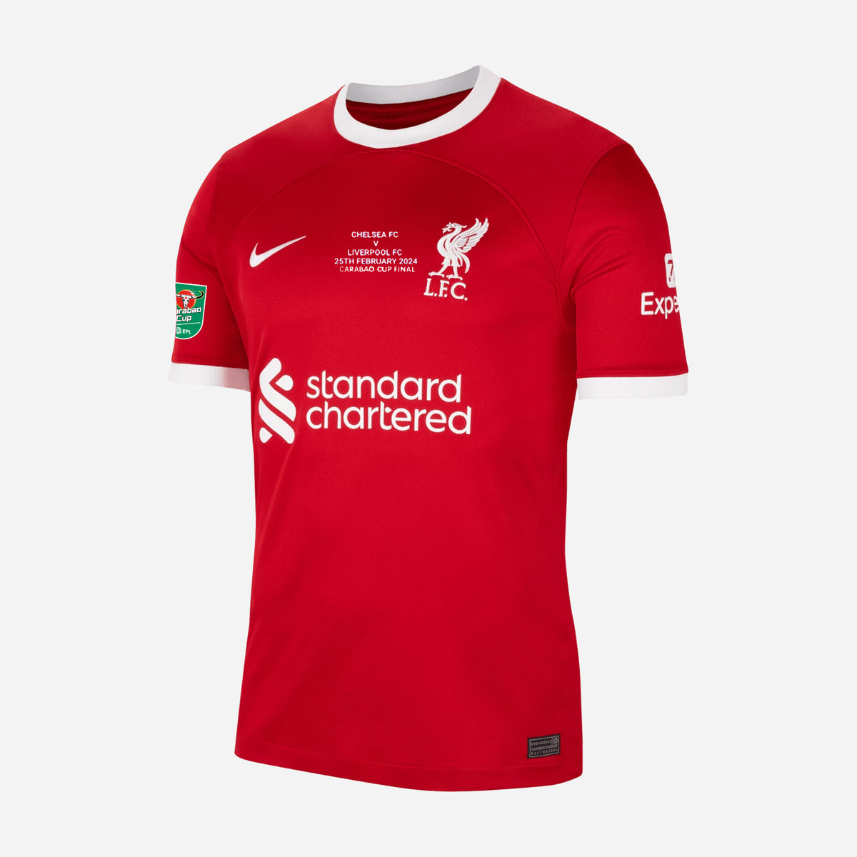 Liverpool FC Adult 2023-24 Stadium Home Jersey - CARABAO CUP FINAL INS ...