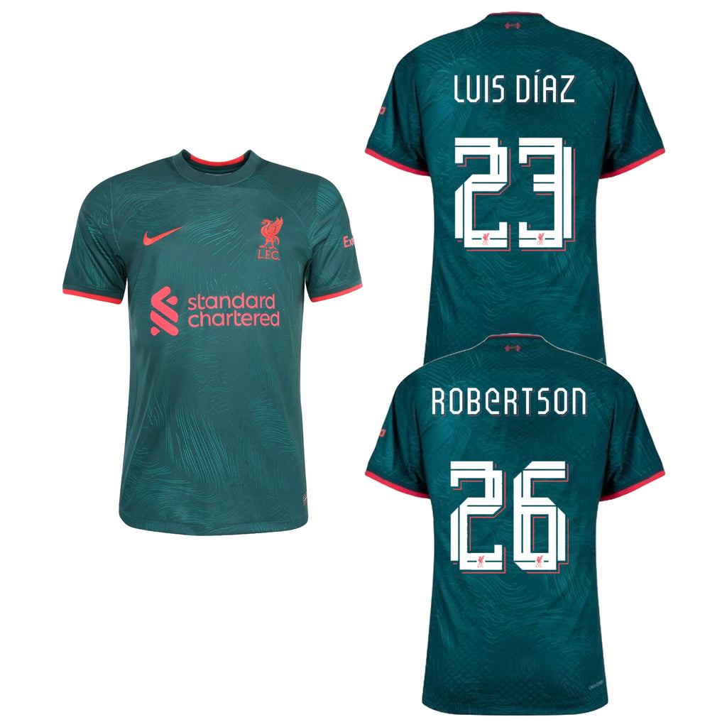 Liverpool FC Adult 2022-23 Stadium Third Jersey w/ Nameset