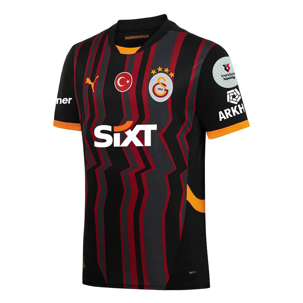 Galatasaray S.K Adult 2024-25 Third Jersey w/ Sponsors + Trendyol Süper Lig Badge