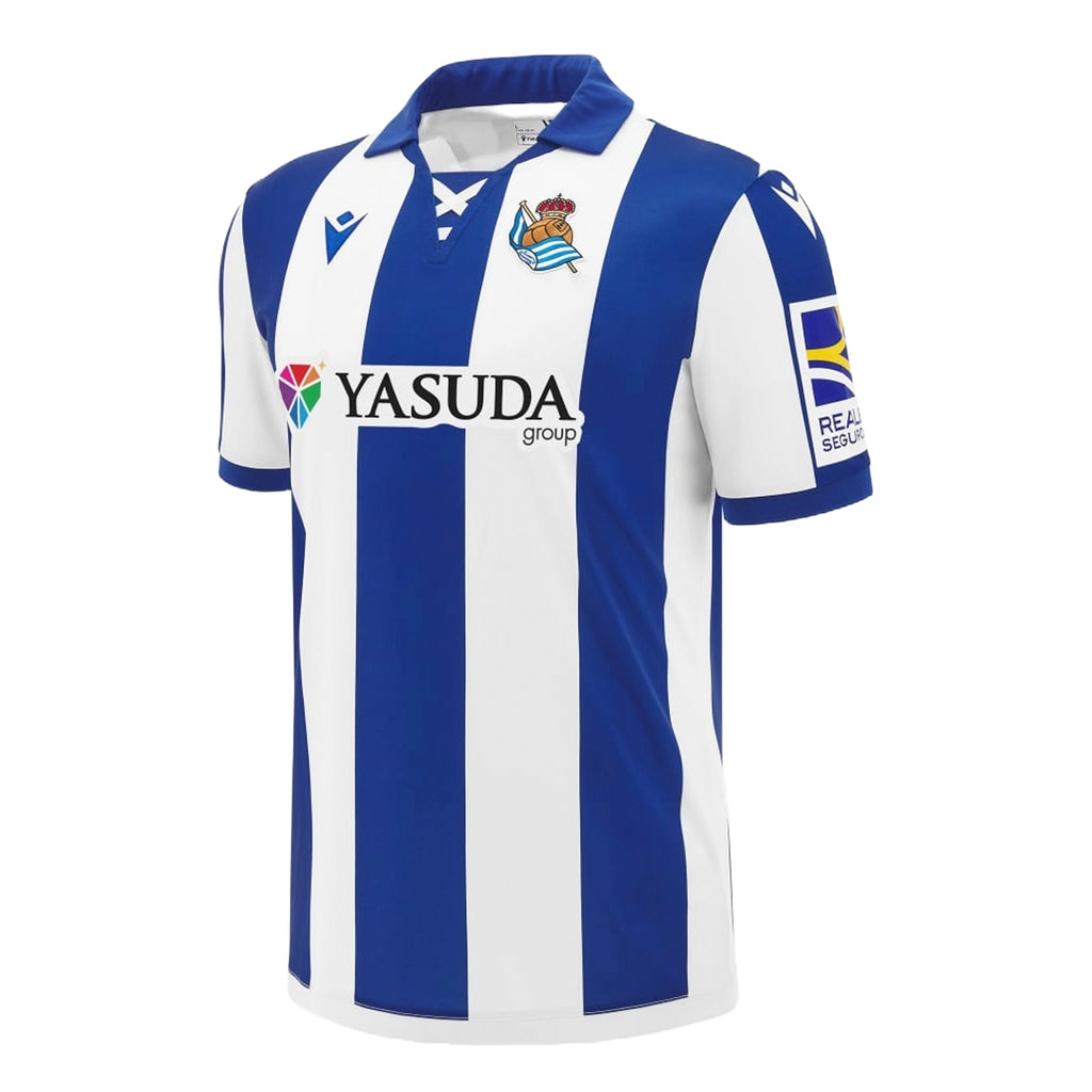 Real Sociedad Adult 2024-25 SS Home Jersey