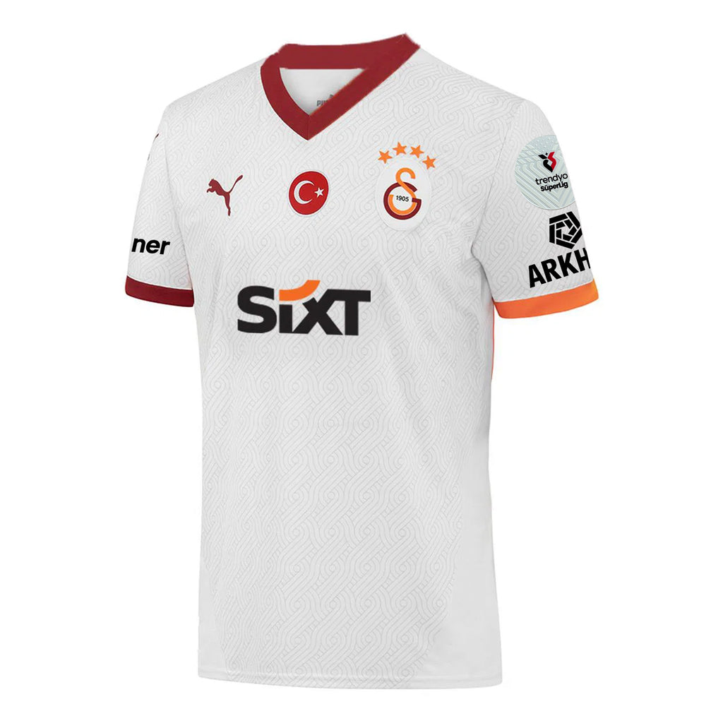 Galatasaray S.K Adult 2024-25 Away Jersey w/ Sponsors + Trendyol Süper Lig Badge