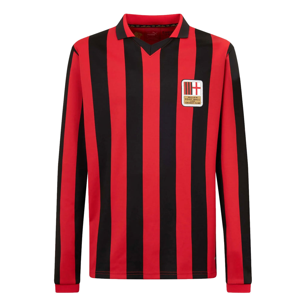 AC Milan Adult 125th Anniversary Authentic Long Sleeve Jersey