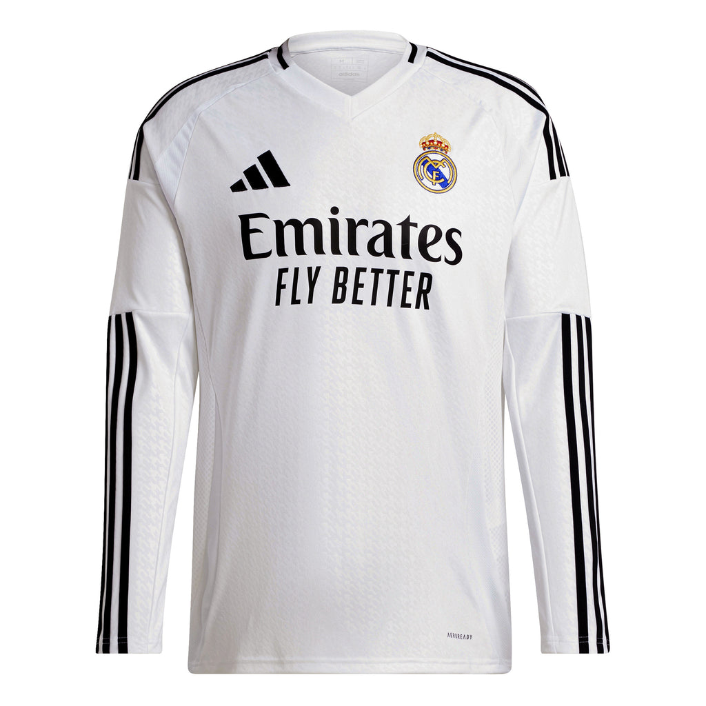 Real Madrid Adult 2024-25 LS Home Jersey