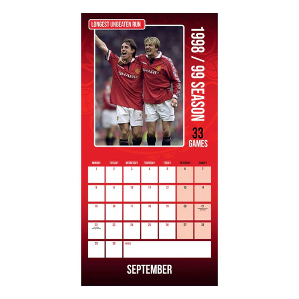 Manchester United Legends 2025 Square Calendar