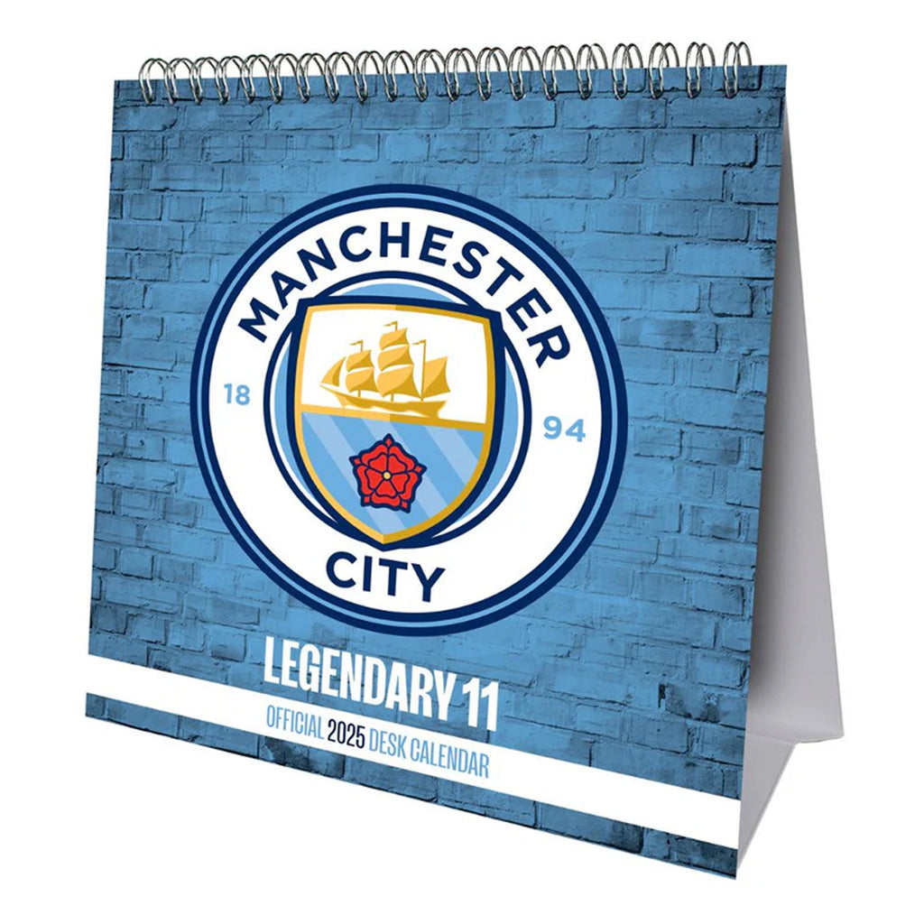 Manchester City 2025 Desk Easel Calendar