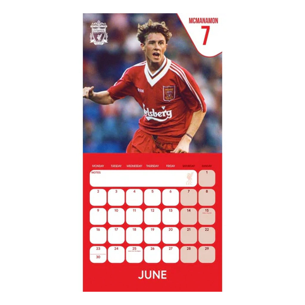 Liverpool FC Legends 2025 Square Calendar