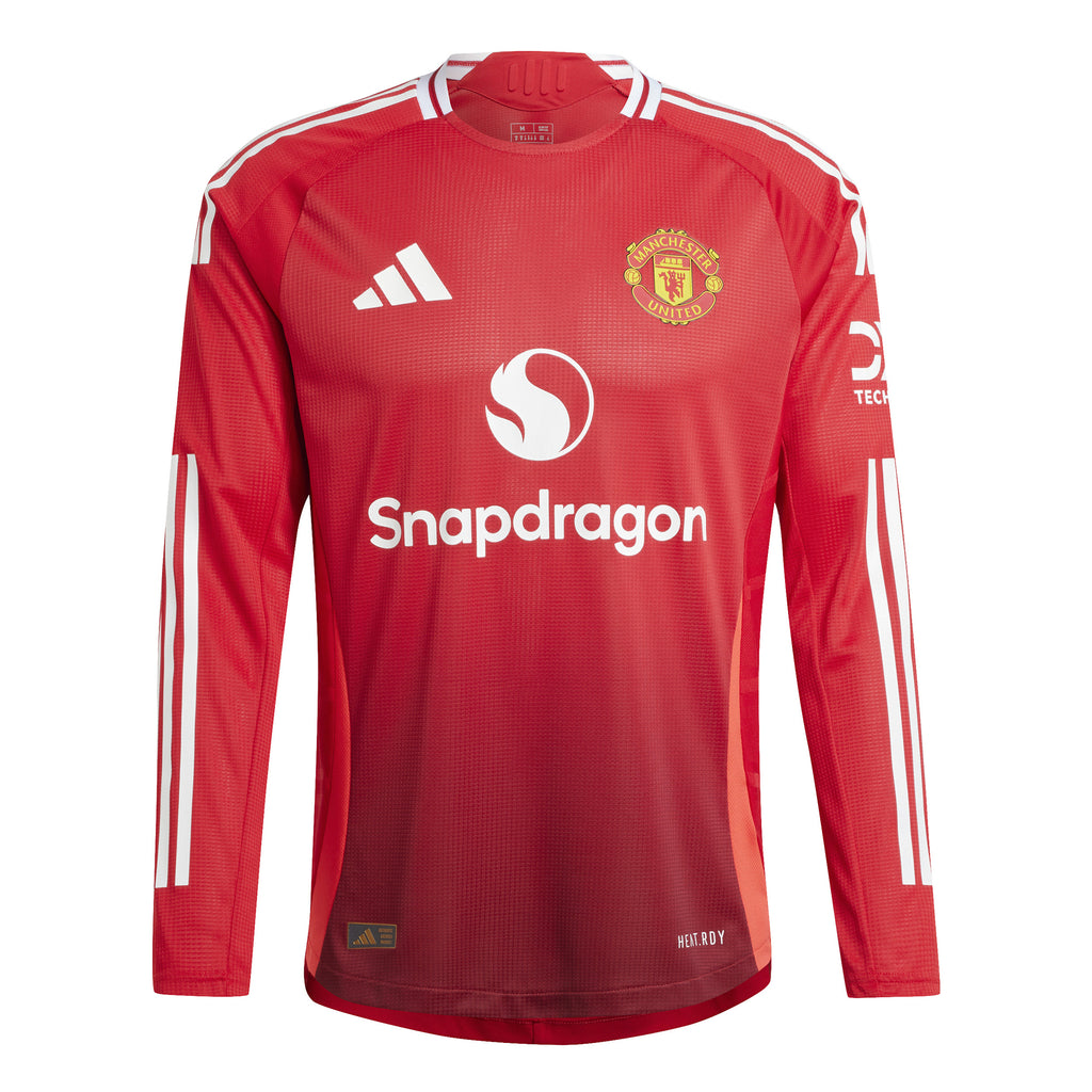 Manchester United Adult 2024-25 Authentic LS Home Jersey