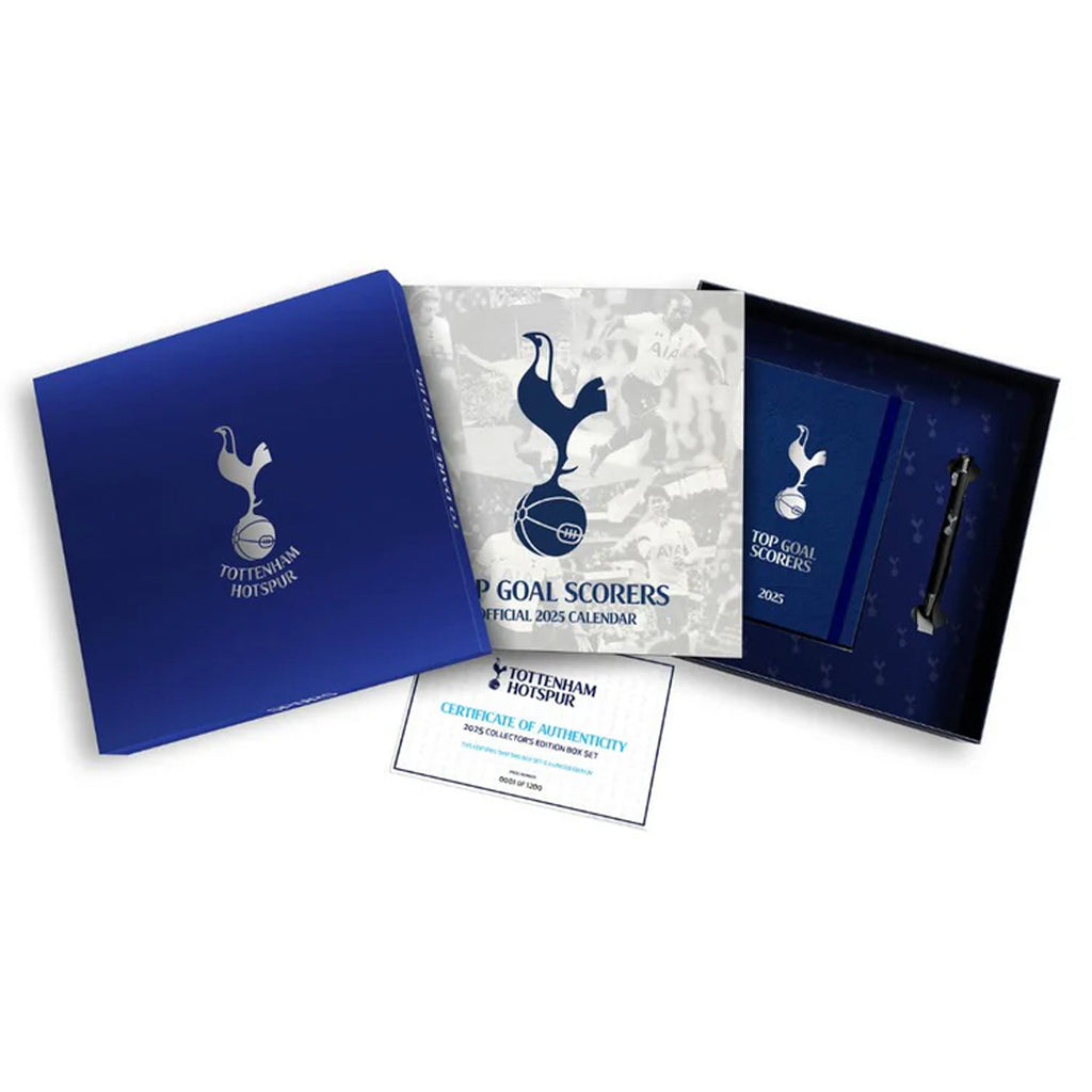 Tottenham Hotspur 2025 Calendar & Gift Musical Gift Box