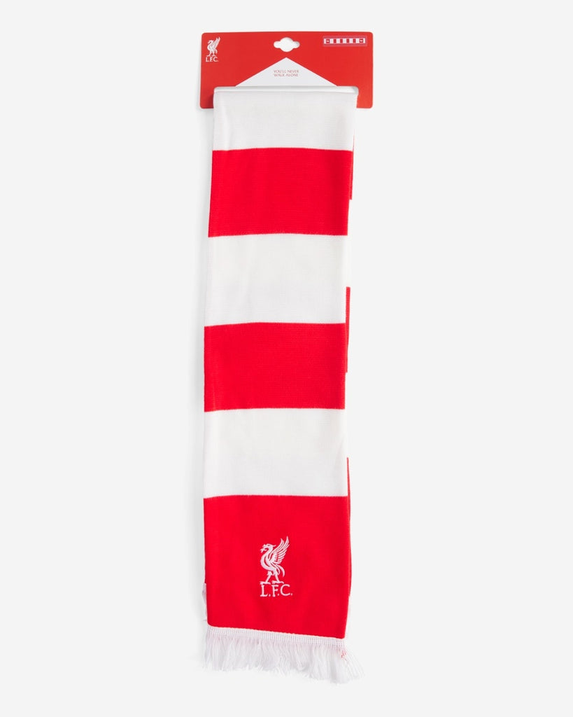 LFC Red & White Bar Scarf