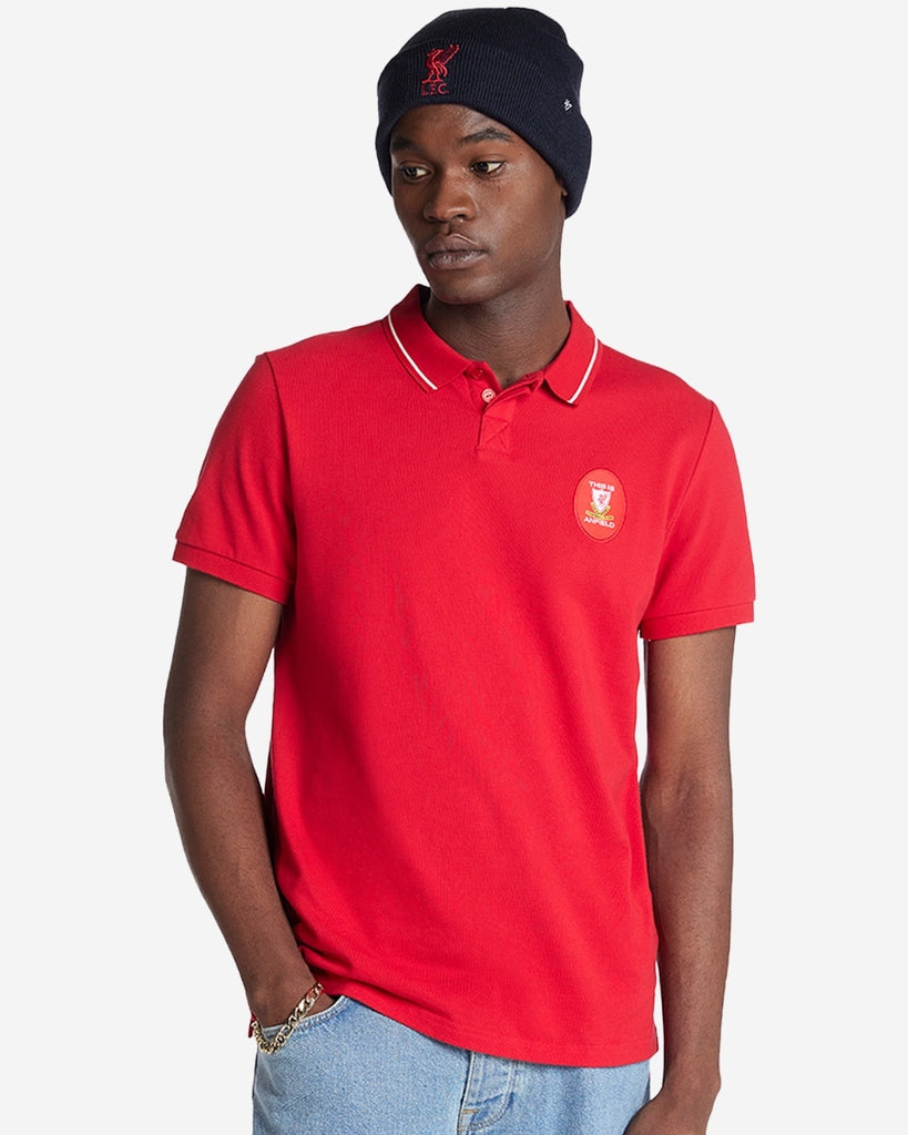 LFC Mens This Is Anfield Polo Red