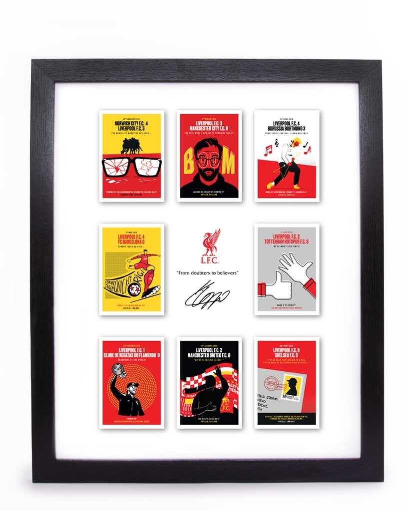 LFC Jürgen Klopp 40CM X 50CM Framed Image