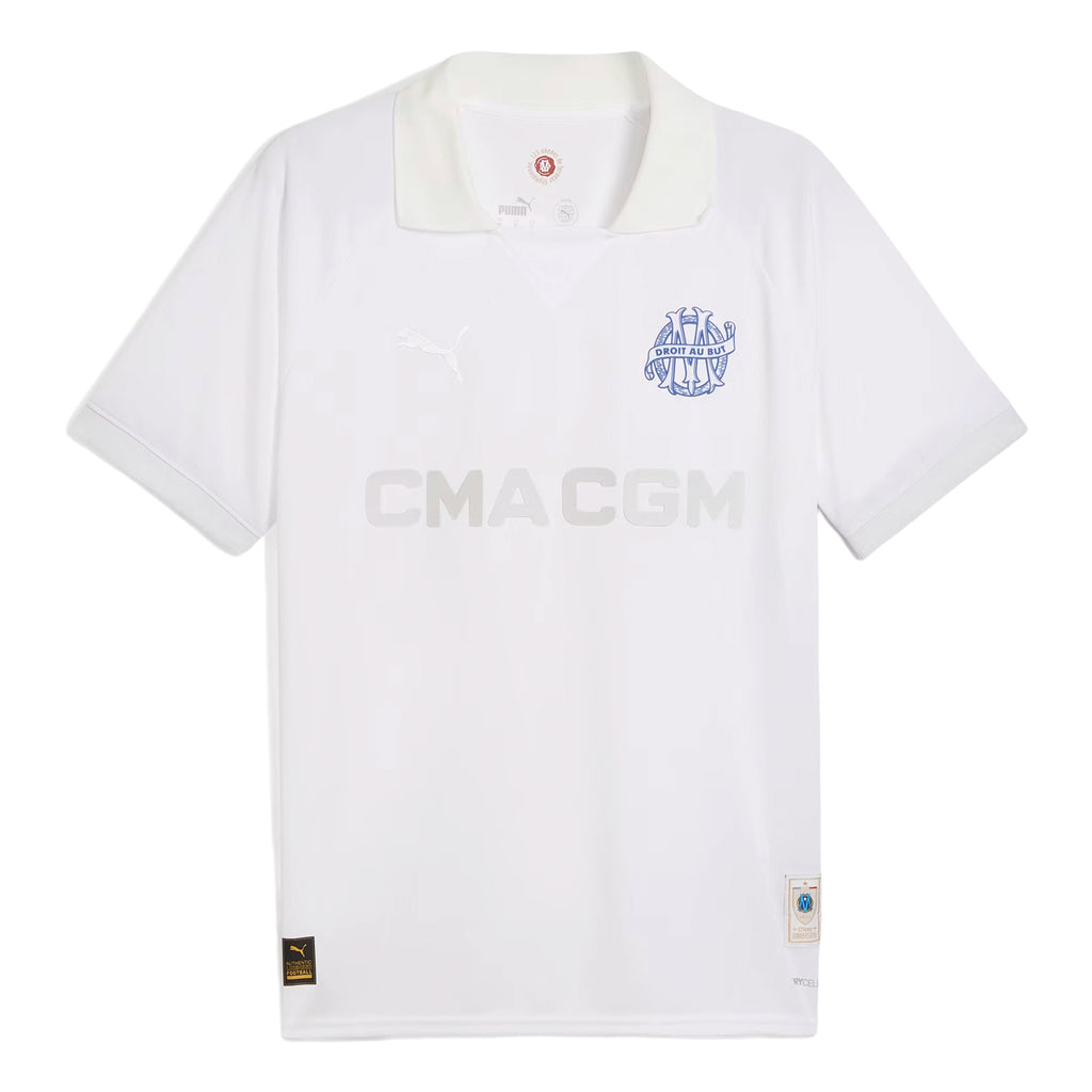 Olympique Marseille Adult 125th Anniversary Home Jersey