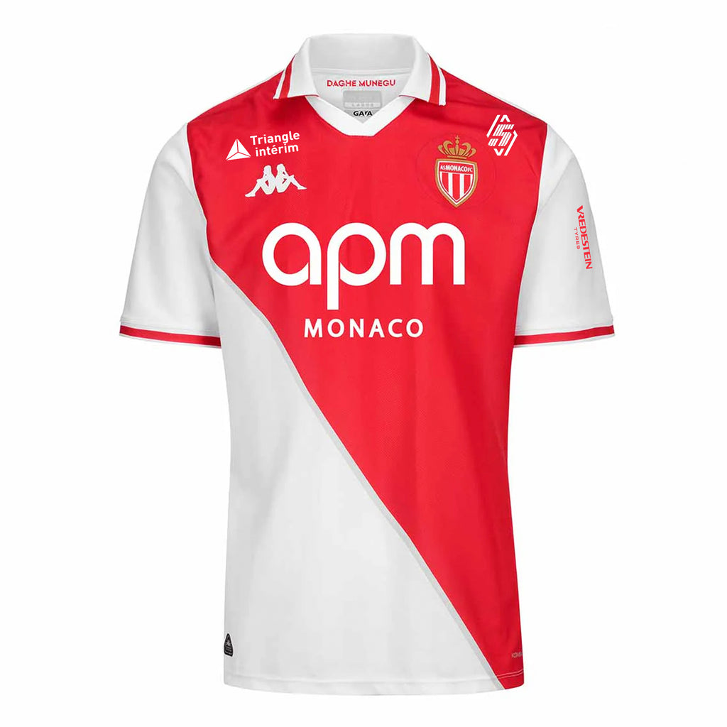 AS Monaco Adult 2024-25 Home Jersey