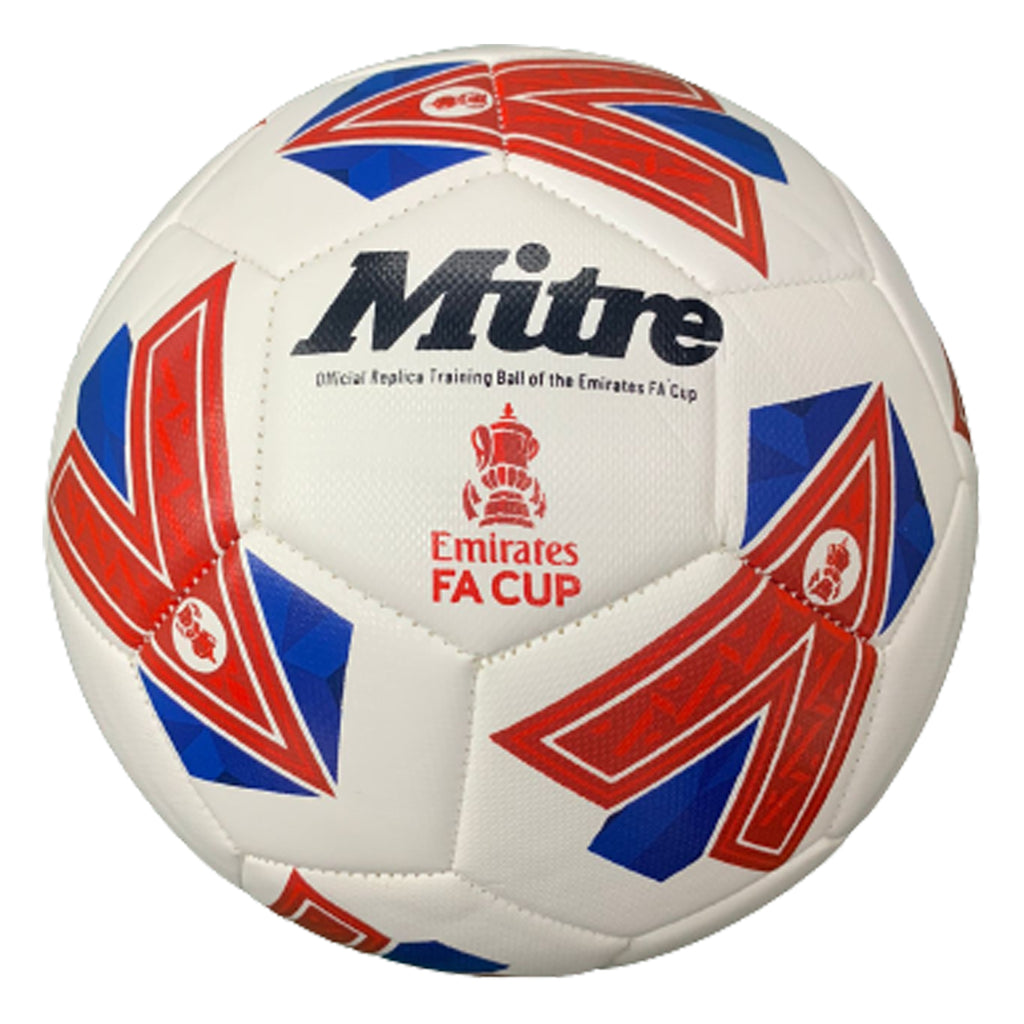 Mitre FA Cup Training 2023-24 AU Ball (White/Blue/Red)