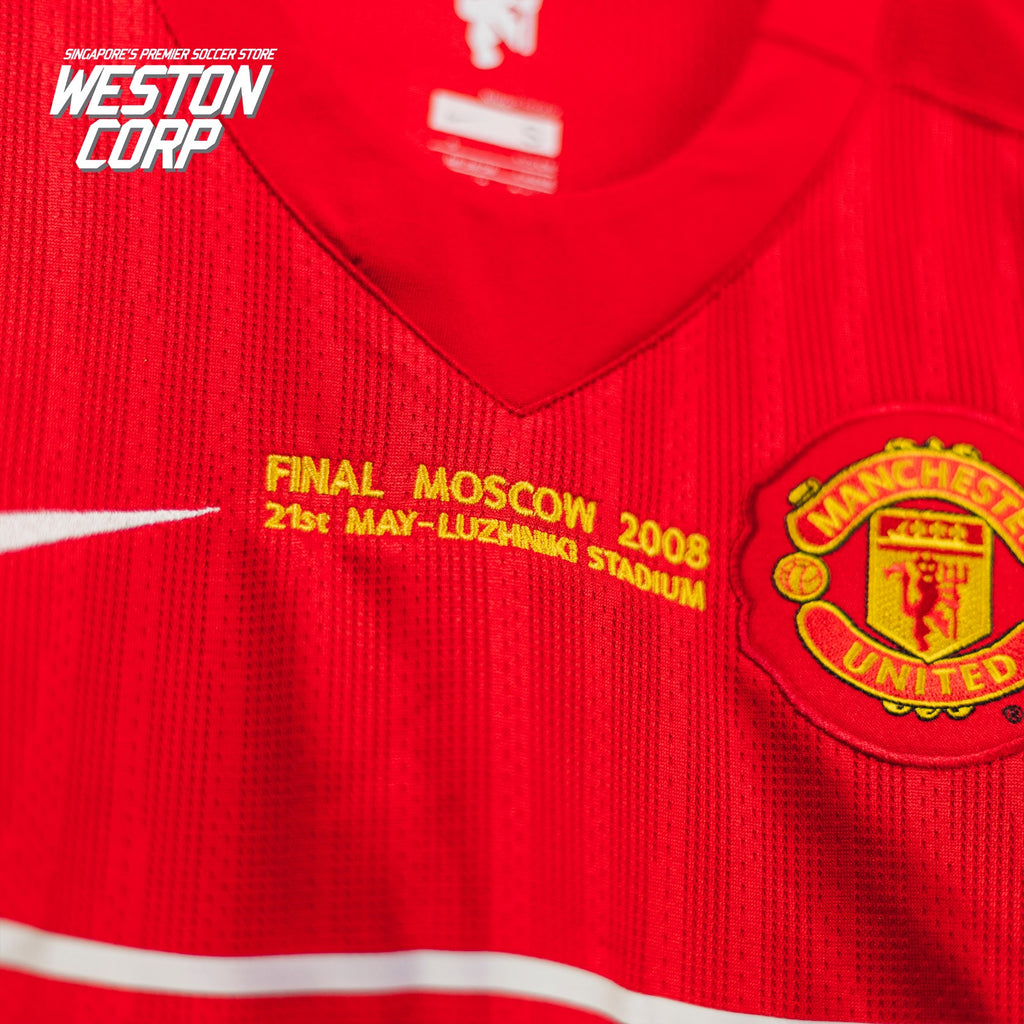 Manchester United 2008 Champions League Final Retro Jersey Men Adult