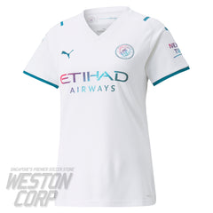 Manchester City Womens 2021-22 SS Away Shirt – Weston Corporation