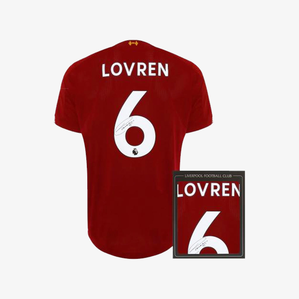 LFC Lovren Signed 19/20 Boxed Shirt