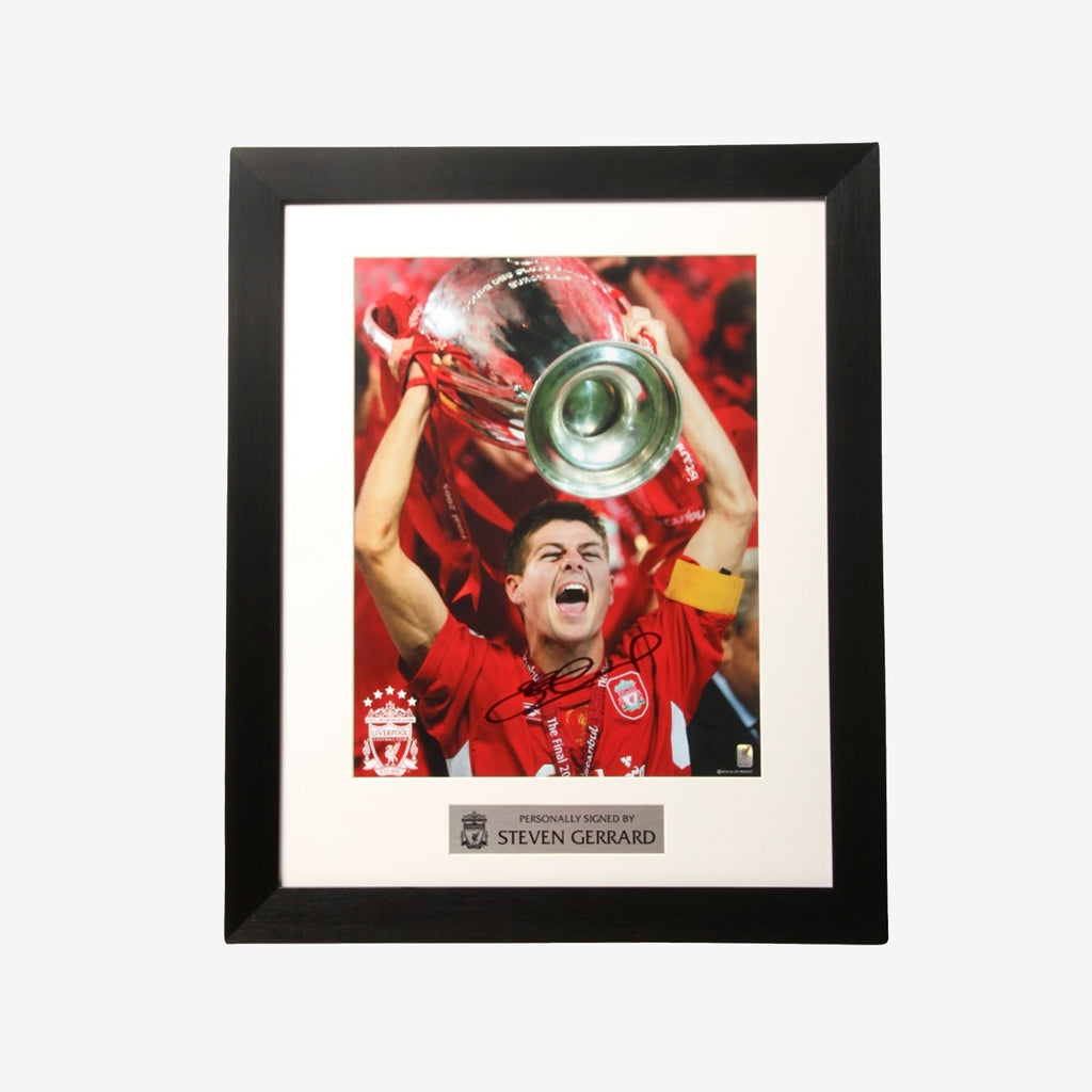 LFC Gerrard Signed Image