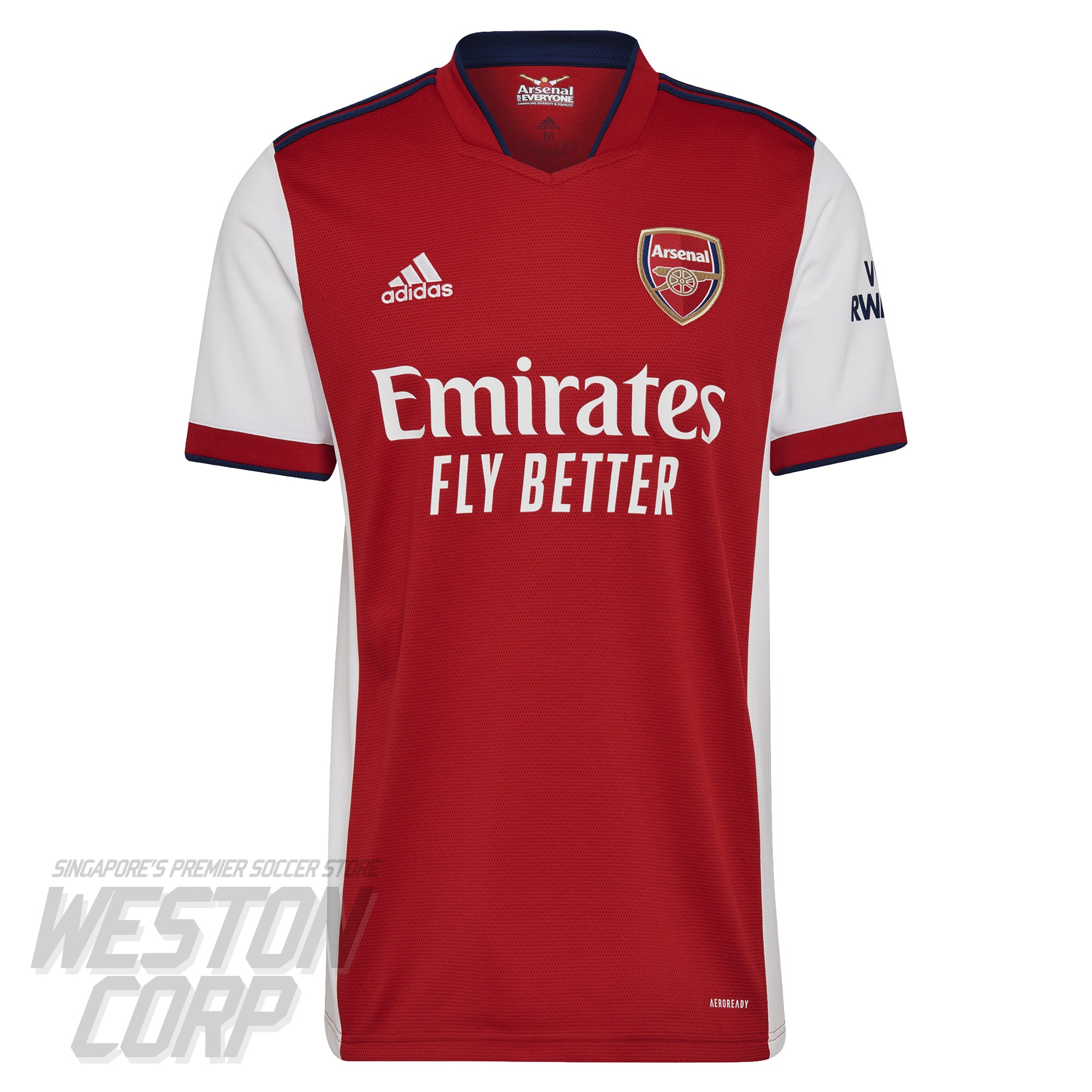 Arsenal Adult 2021-22 SS Home Shirt – Weston Corporation