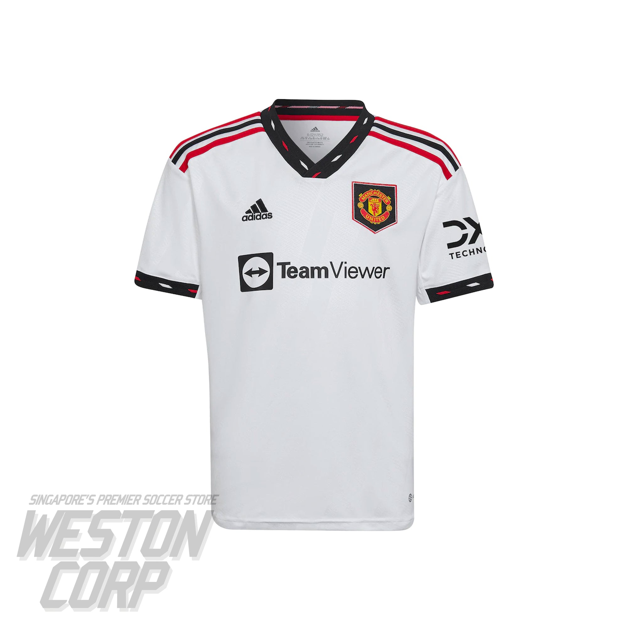 adidas Manchester United 21/22 Away Mini Kit - White, Kids' Soccer