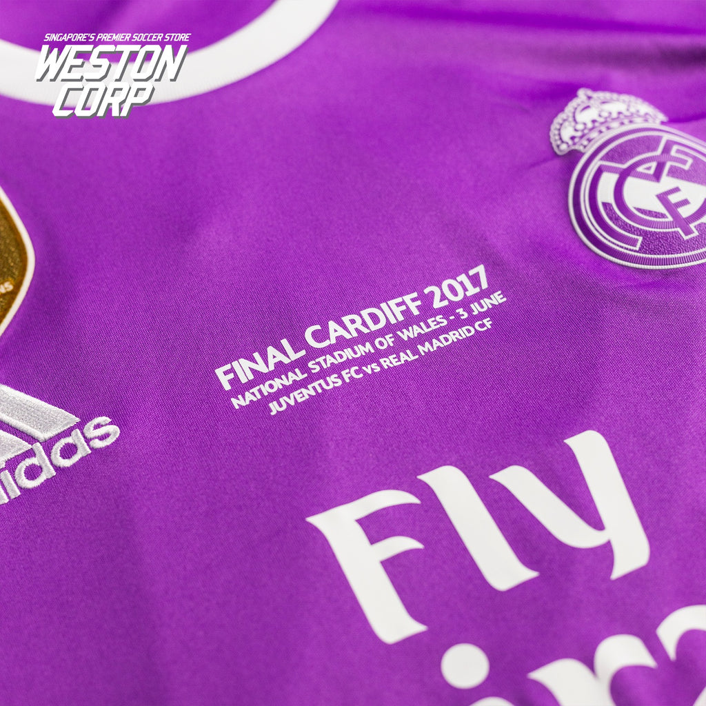 Real Madrid Retro 2017 UCL Final Away Jersey