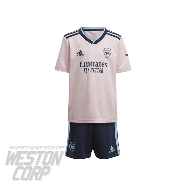 Arsenal Away Shirt 2022/23 Mini-Kit Kids