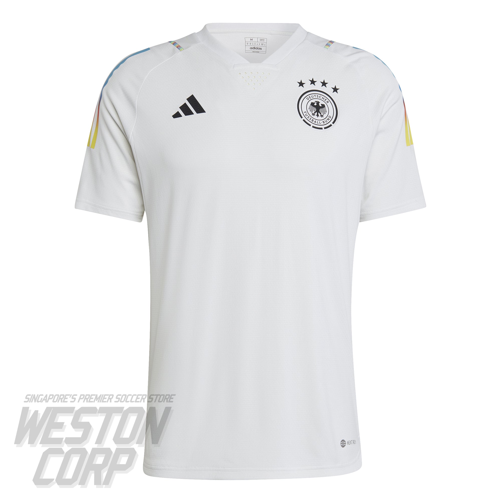 adidas Germany 2022 Youths Pre-Match Shirt - Black/Grey Six/Team