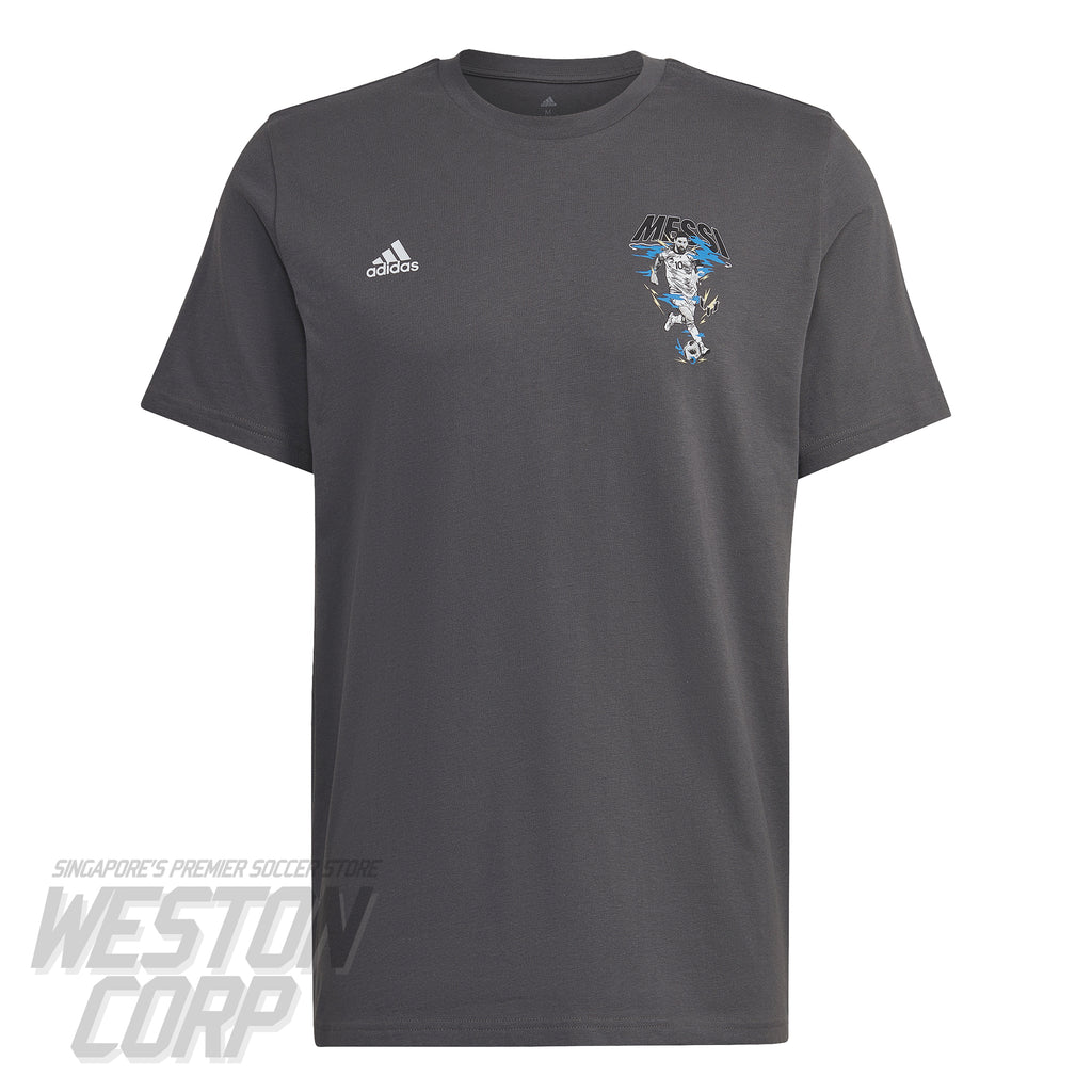 Adidas Messi Graphic Tee (Grey)