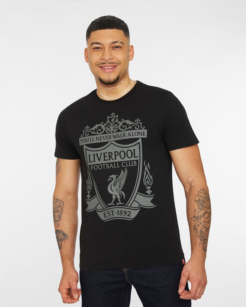 LFC Mens Crest Tee Black