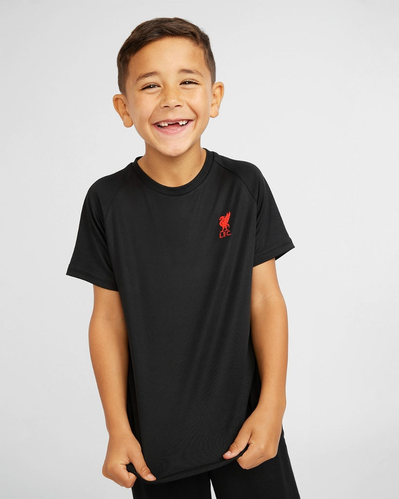 LFC Junior Raglan Tee Black