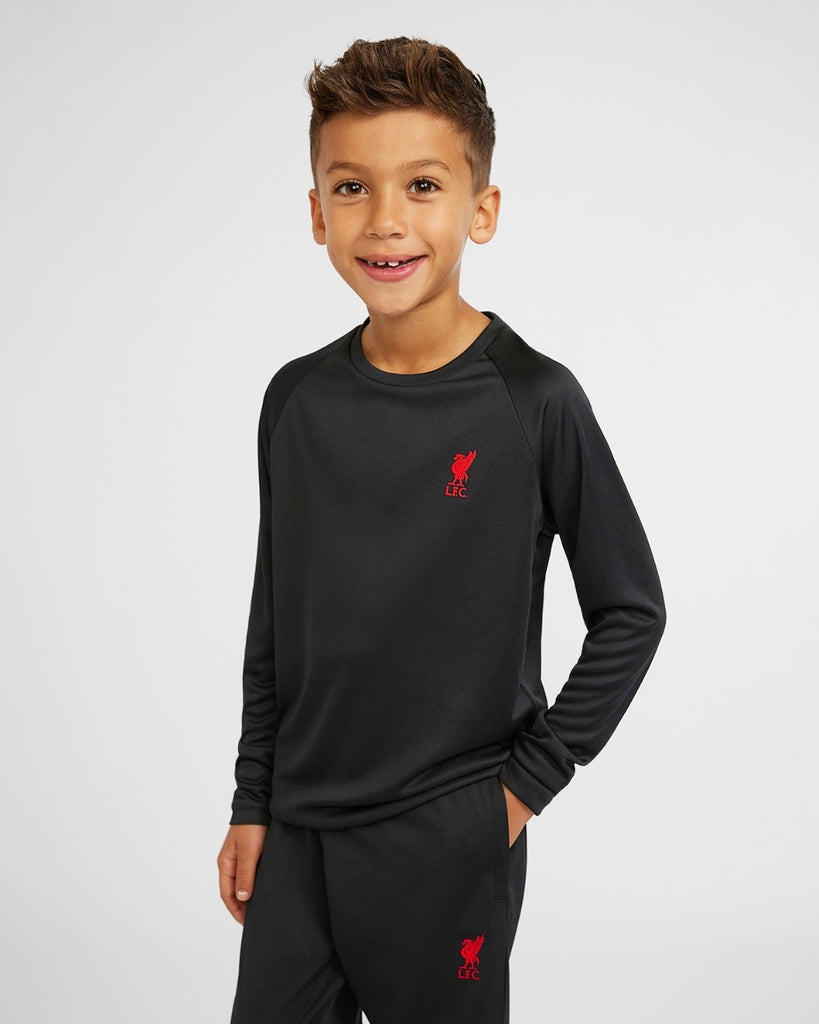 LFC Junior Long Sleeve Raglan Tee Black